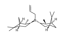 (+)-Ipc2B(烯丙基)硼烷结构式