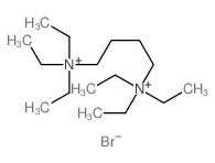1,4-Butanediaminium,N1,N1,N1,N4,N4,N4-hexaethyl-, bromide (1:2) structure