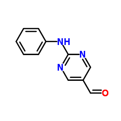 2-Anilinopyrimidine-5-carbaldehyde Structure