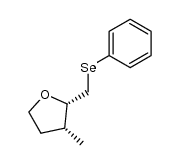 (2S,3R)-3-methyl-2-((phenylselanyl)methyl)tetrahydrofuran Structure