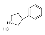 (S)-3-苯基吡咯烷盐酸盐结构式