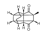 (1S,1aS,1a1R,2R,4aS,5R,6aR,7S)-1-methyloctahydro-2,5,1-(epiethane[1,1,2]triyl)cyclobuta[cd]indene-6,8(1a1H)-dione Structure