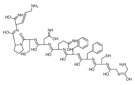 vasopressin, 2-Gly-9-des-Gly-2-Phe-8-Orn- Structure