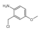 2-(chloromethyl)-4-methoxyaniline结构式