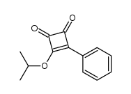 3-(1-methylethoxy)-4-phenyl-3-cyclobutene-1,2-dione Structure