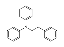 N-phenyl-N-(2-phenylethyl)aniline结构式
