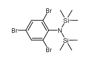 2,4,6-tribromo-N,N-bis(trimethylsilyl)aniline结构式