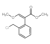 Methyl (E)-3-methoxy-2-(2-chloromethylphenyl)-2-propenoate Structure