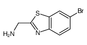 6-溴苯并[d]噻唑-2-甲胺结构式