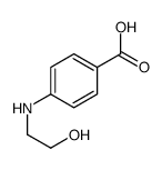 4-(2-hydroxyethylamino)benzoic acid结构式