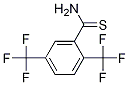 2,5-双(三氟甲基)硫代苯甲酰胺结构式