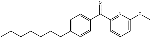 2-(4-Heptylbenzoyl)-6-methoxypyridine Structure