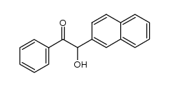 2-hydroxy-2-(naphthalen-2-yl)-1-phenylethanone结构式