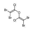 1,1-dibromo-2-chloro-2-(2,2-dibromo-1-chloroethenoxy)ethene结构式