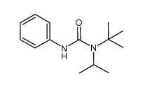 1-tert-butyl-1-isopropyl-3-phenylurea Structure