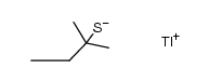 thallium(I) 2-methylbutane-2-thiolate Structure