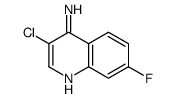 4-Amino-3-chloro-7-fluoroquinoline Structure