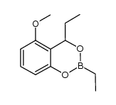 2,4-diethyl-5-methoxy-4H-benzo[d][1,3,2]dioxaborinine结构式
