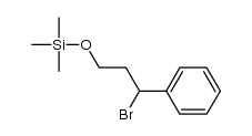 trimethyl(3-bromo-2-phenylpropoxy)silane Structure
