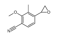 3-methyl-2-(methyloxy)-4-oxiran-2-ylbenzonitrile结构式