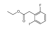 ethyl (2-fluoro-6-iodophenyl)acetate Structure