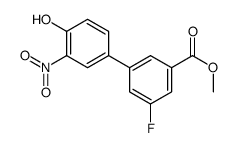 methyl 3-fluoro-5-(4-hydroxy-3-nitrophenyl)benzoate Structure