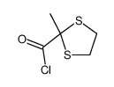 1,3-Dithiolane-2-carbonyl chloride, 2-methyl- (9CI)结构式