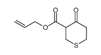 tetrahydrothiopyran-4-one-3-carboxylic acid allyl ester Structure