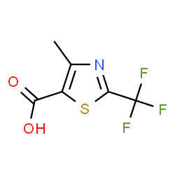 4-甲基-2-(三氟甲基)噻唑-5-羧酸结构式