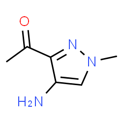 1-(4-氨基-1-甲基-1H-吡唑-3-基)乙酮结构式