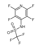 perfluoro-[N-(4-pyridyl)methanesulphoneamide] Structure
