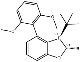 (2S,3S)-3-(叔丁基)-4-(2,6-二甲氧基苯基)-2-甲基-2,3-二氢苯并[d] [1,3]氧磷杂环庚三烯结构式