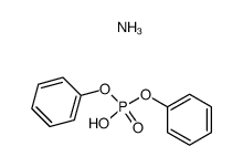 phosphoric acid diphenyl ester, ammonium salt Structure