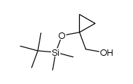 1-(t-butyldimethylsiloxy)cyclopropylmethanol结构式
