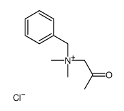 benzyl-dimethyl-(2-oxopropyl)azanium,chloride Structure