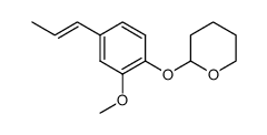 2-methoxy-4-(1-propenyl)phenyl tetrahydro-2H-pyran-2-yl ether Structure