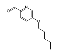 5-n-pentyloxypyridine-2-carbaldehyde Structure