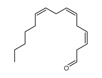 (3Z,6Z,9Z)-pentadeca-3,6,9-trienal结构式