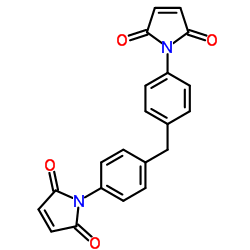 N,N'-(4,4'-亚甲基二苯基)双马来酰亚胺结构式