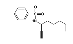 4-methyl-N-oct-1-yn-3-ylbenzenesulfonamide结构式