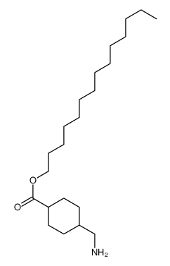 tetradecyl 4-(aminomethyl)cyclohexane-1-carboxylate Structure