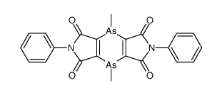N,N'-diphenyl-1,4-dihydro-1,4-diarsininetetracarboxylic acid diimide结构式