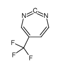 5-(trifluoromethyl)-1,3-diazacyclohepta-1,2,4,6-tetraene结构式