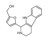 [5-(2,3,4,9-tetrahydro-1H-pyrido[3,4-b]indol-1-yl)furan-2-yl]methanol结构式