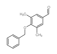 4-benzyloxy-3,5-dimethylbenzaldehyde structure