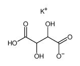 dipotassium (R*,R*)-(±)-tartrate结构式