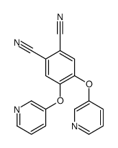 4,5-Bis(3-pyridinyloxy)phthalonitrile结构式