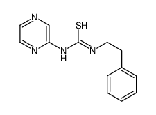 1-(2-phenylethyl)-3-pyrazin-2-ylthiourea Structure