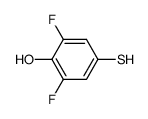 Phenol, 2,6-difluoro-4-mercapto- (9CI) Structure