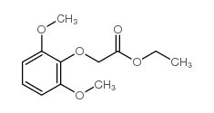 2,6-二甲氧基苯氧基醋酸乙酯结构式